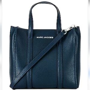 Marc Jacobs The Shopper Tote Bag In Blue Sea
